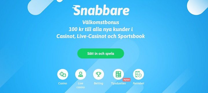 100 kr gratis hos Snabbare
